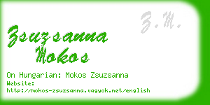 zsuzsanna mokos business card